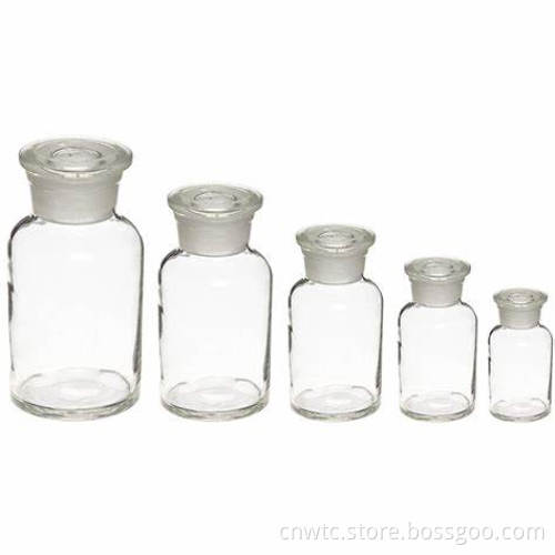 Volume-Specific Amber Glass Reagent Bottles: 30ml, 60ml, 125ml, 250ml, 500ml